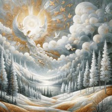 INSPIRAZIONS GREETING CARD Forest of Angels